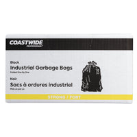 Coastwide Professional Garbage Bags - Strong - 35" x 50"- Black - 125 Pack-35" x 50"