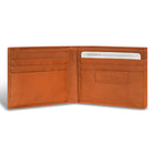 Champs - Portefeuille Bi-Fold en Cuir Denim - Beige/Bleu-Doublure RFID
