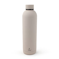 Sully Stainless Steel Water Bottle - 750 ml - Putty-Double Walled