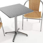 Flash Furniture – Table carrée de 23,5 po en aluminium/2 chaises en rotin beige, intérieur/extérieur TLH-ALUM-24SQ-020BGECHR2-GG-7