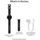 Google Pixel Watch 4 - 45 mm - Wi-Fi - Matte Black Case - Obsidian Active Band-Up to 40 hours of battery life - that’s over 50% more than the Pixel Watch 3 - or up to 72 hours in Battery Saver mode