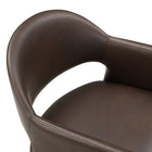 Modway Talia Vegan Leather Dining Armchair - Espresso-9
