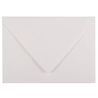 JAM Paper A7 Invitation Envelopes with Euro Flap - 5 1/4" x 7 1/4" - White - 50 Pack-Color: White