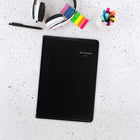 AT-A-GLANCE 2027 Weekly Pocket Planner - 6-1/16" H x 3-5/8" W - Black - Bilingual-Simulated leather cover in black