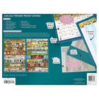 MotherWord 2026-2027 Deluxe Ultimate Family Fridge Calendar - 13-1/2" H x 18" W - English-Each colour page is filled with illustrations from Canadian artist Scott Lucescu