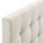 Modway Emily Fabric Upholstered King Size Headboard - Ecru-7