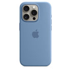 Apple - Étui en silicone avec MagSafe pour iPhone 15 Pro - Winter Blue-Compatibilité des modèles : Apple iPhone 15 Pro