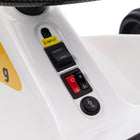 Qaba 6V 7AH Electric Battery Powerd Kids Go Kart - White-Colour: White 