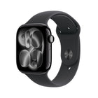 Apple - Watch Series 11 - 46 mm - GPS - Boîtier en aluminium Noir de jais avec Bracelet sport Noir, M / G-Le score de sommeil vous aide à suivre et à comprendre la qualité de vos nuits afin d’en optimiser l’effet réparateur