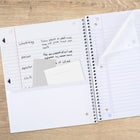 Five Star Jellied Pink 1-Subject Notebook - 11" H x 8-1/2" W - 160 Pages-Crop and edit your scans to create customized digital flashcards