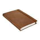 TRU RED Lined Flexi Cover Journal - 5.5" x 8" - Cognac-Acid Free Paper