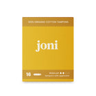 joni Regular Applicator Tampons - 16 Pack-All joni tampons are GOTS certified and 100% organic cotton, even the string