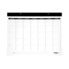 Staples Undated 22" x 17" Desk Pad - Bilingual - 36 pages-Undated so it gives you flexible planning without the constraints of pre-printed calendar dates