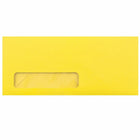 JAM Paper Enveloppes format livret Brite Hue en papier recyclé avec rabat gommé, 4 1/8 x 9 1/2 po, jaune, 1000/paquet-Jaune