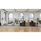 Offices to Go Avro Synchro-Tilter Office Chair - Charcoal-Tension adjustment allows you to rock comfortably, without heavy pushing, reducing muscle fatigue