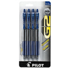 Pilot G2 Gel Pens Retractable – 0.7mm – Blue – 4 Pack-Gel ink for a smooth writing experience