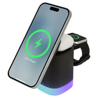 Helix - Lucid Chargeur MagSafe 3 en 1 Rechargez botre telephone, vos ecouteurs et votre montre-Recharge trois appareils