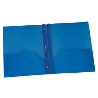 Oxford - Portefeuille à deux pochettes en poly bleu avec griffes, paquet de 25-Coloré, flexible et durable pour de multiples utilisations