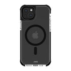 AXS PROShield Plus MagSafe Compatible Drop-tested Clear Case for Apple iPhone 15 Plus - Black-Anti-UV material offers a crystal clear design