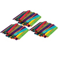 Teacher Created Resources STEM Basics Multicolor Jumbo Craft Sticks - 3 Packs of 200-STEM Basics