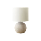 Monarch Specialties 16" H Contemporary Table Lamp - Ivory Concrete / Ivory / Cream Shade-This 16"h table lamp features a sleek ivory concrete base paired with a soft ivory fabric shade, making it a stylish and fashionable addition to any contemporary living room, bedroom, or office decor