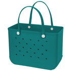 Merangue - Grand sac de plage en EVA - Bleu sarcelle-Spacieux et léger – grande taille (45 × 35 × 24 cm) avec un grand espace de rangement