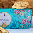 Grandma Wild’s - Boîte en métal florale victorienne avec biscuits au caramel salé-Présentés dans une boîte réutilisable au motif floral victorien