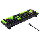 Havit Wired RGB Backlighting Mechanical Blue Switches Gaming Keyboard-Ergonomic and Practical: 104 keys with a USB interface, providing a reliable connection and comfortable typing experience