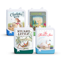 tonies Audiobooks: E.B. White Collection 4-Piece Set-Each Audiobook is an immersive, narrated chapter book that inspires a love of reading