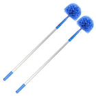 Gritt Commercial Cobweb Duster Brush with 6' Telescopic Pole - 2 Pack-Excellent for accessing corners and tight spots with ease