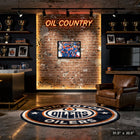 Edmonton Oilers Celebration - Framed Canvas - 31" x 22"-Finished size: 31.5x22.5