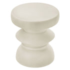 Modway Terza Indoor/Outdoor Patio Concrete Side Table - Light Grey-7