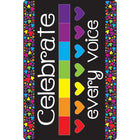 Ashley Productions Smart Poly Computer Mouse Pad - Celebrate Every Voice - 6 Pack-Make your desk a place of encouragement and productivity - order your positive saying mouse pad today!