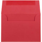 JAM Paper 4Bar A1 Coloured Invitation Envelopes - 3 5/8 x 5 1/8 - Red Recycled - 100 Pack-These envelopes are perfect to use for sending invitations, greeting cards, RSVP's, thank you cards, gifts for birthdays, graduations, holidays and more