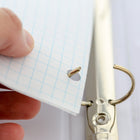 BAZIC Products 1" 3-Ring View Binder with 2 Pockets - White - 6 Pack-2 pockets inside