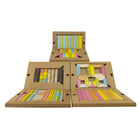 Tegu - Blocs magnétiques en bois pour salle de classe – Ensemble de 130 pièces-5