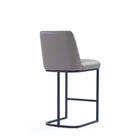 Manhattan Comfort Serena 17.71" Modern Leatherette Upholstered Counter Stool - Grey-10