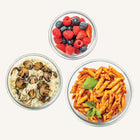 Bentgo Glass Leak-Proof Glass Food Storage Set - Soft Aqua-SMART SEAL SYSTEM: Smart Seal System features 4 locking clips and a 100% airtight 360° seal that ensures no accidental spills will happen