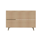 Manhattan Comfort Bradley 53.54" Mid-Century Modern Buffet Stand - White-30 Day Limited Manufacturer's Warranty