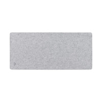 BlueDiamond Large Premium Felt Deskpad for Home Office Gaming Anti-Slip Rubber Bottom - 35.4" L x 15.7" W - Lunar-Felt Textured Surface: Premium look and feel for your modern workspace
