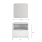 Nexera Hunter Nightstand - White-6