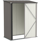 Outsunny 5' x 3' Outdoor Storage Shed-Large room can store garden tools, lawn care equipment, pool supplies, and more
