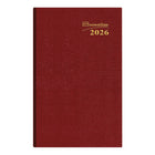Brownline - 2026 Agenda hebdomadaire de poche Traditional - 4-3/4 po x 3 po - Couleurs assorties - Anglais-Section téléphone et adresse