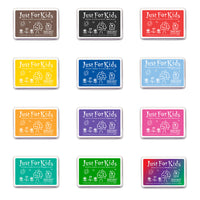 Hero Arts Just for Kids Get Them All Ink Pad Bundle - 12 Pack-Child-safe inks are ideal for younger stampers as they are water-based, kid-safe and non-toxic