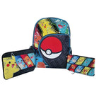 Bioworld Pokemon 5-Piece Backpack Set-Adjustable shoulder straps for increased comfort
