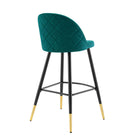 Modway - Cordial Tissu Tabourets de bar - Sarcelle - Ensemble de 2-Capacité de poids du tabouret de bar : 300 lb