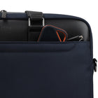 Bugatti - Maletlette de la collection Hudson pour ordinateur portable jusqu’à 15,6 po - Bleu marine-Bandoulière réglable et amovible