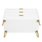 Manhattan Comfort DUMBO 35.19" Modern Dresser - White-10