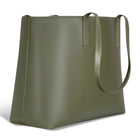 Champs - Onyx Sac Ouvert en Cuir - Kaki-Ouverture supérieure avec fermeture magnétique