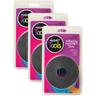 Dowling Magnets 735005 1" x 10' Magnet Strip Roll With Adhesive-Product Type: Adhesive magnetic strip